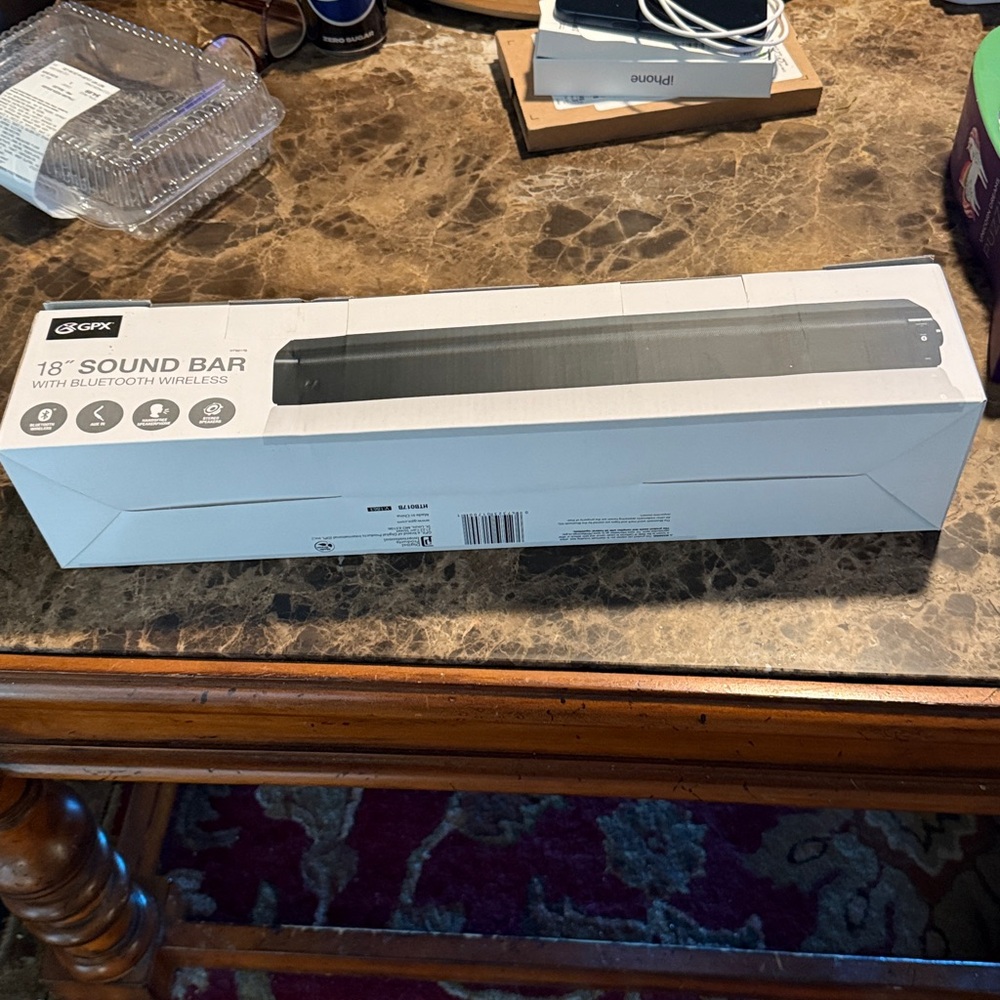 GPX 18" Sound Bar with Bluetooth Wireless
New in box